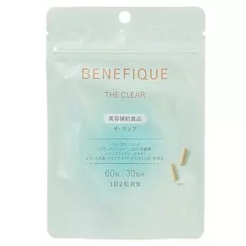 Shiseido Benefique The Clear 60 таблеток косметическая добавка
