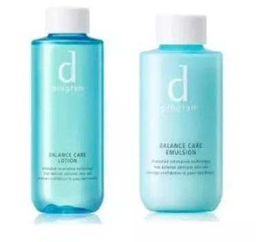 Shiseido d program balance care MB refill set lotion/emulsion