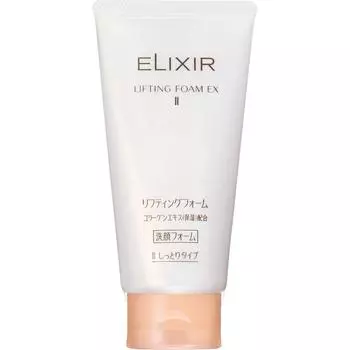 Shiseido Elixir Elixir Lifting Foam EX II 130 г для снятия макияжа (масло) Добавьте небольшое количество воды или теплой воды и хорошо вспеньте.. Промыть