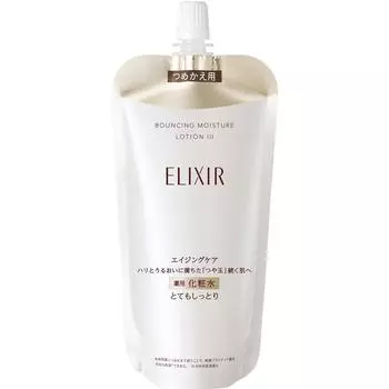 Shiseido Elixir ELIXIR Увлажняющий лосьон Lift-Moist SP 3 (Пополнение) 150мл (Квази-лекарство) Новый эликсир После умывания лица нанесите обильное количество средства на