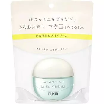 Shiseido Elixir Lefle Balancing Water Cream 60 г (Квази-лекарство) Кремы New Elixir После нанесения тоника утром и вечером возьмите по 2 жемчужины