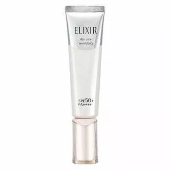 SHISEIDO ELIXIR White Day Care Revolution T+ SPF50 / PA ++++ дневная эмульсия с максимальной защитой от солнца, 35 мл