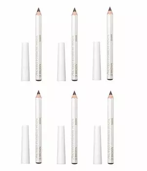 Shiseido eyebrow pencil brown set of 6
