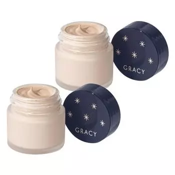 Shiseido Gracie Moist Cream Foundation, 2 pieces, #OC10 Brightening