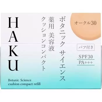 Shiseido HAKU Botanic Science Medicinal Essence Cushion Compact Ochre 30 12 г (Квази-лекарство) Фонд (порошок) Инструкция по применению} - Использовать после приготовления.