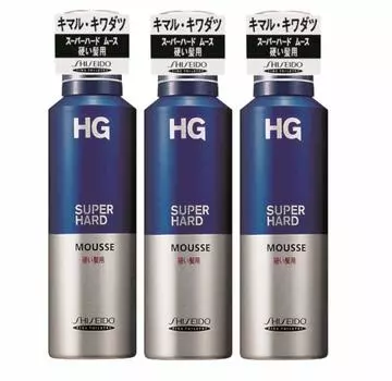 Shiseido HG Super Hard Mousse для жестких волос, набор 180 г x 3 шт. 180 г [Оптовая закупка] (x 3)