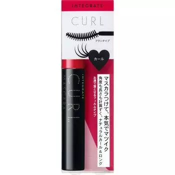 Shiseido ИНТЕГРАЦИЯ Matsuiiku Girls Lash (эластичный завиток) Макияж глаз Тушь для ресниц Эффективное использование (1) Приложите внутреннюю сторону щеточки к основанию ресниц.
