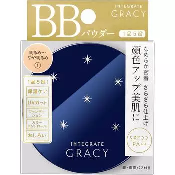 Shiseido Integrate Gracie Essence Powder BB от светлого до естественного тона кожи 1 Skin Makeup Integrated Gracie Directions for use - Использование небольшого количества wi
