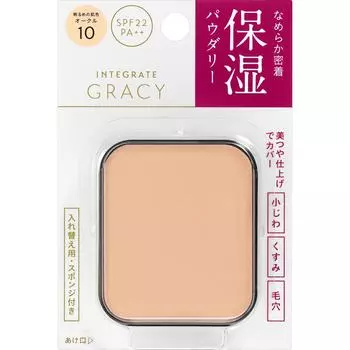 Shiseido Integrate Gracie Moist Pact (Пополнение) 11 г Комплексный уход за кожей Gracie Directions for use - Используйте только небольшое количество этого продукта для получения