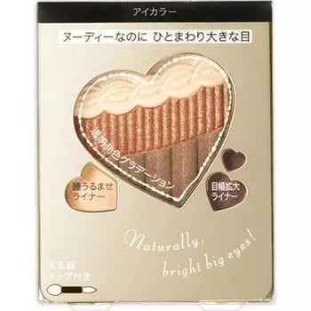 Shiseido INTEGRATE Nudie Glade Eyes 3.3g Eye Makeup Eye Color & Eye Shadow(1) Брать (1) на кончике пальца и распределить по всему веку. (2) Возьмите толстый