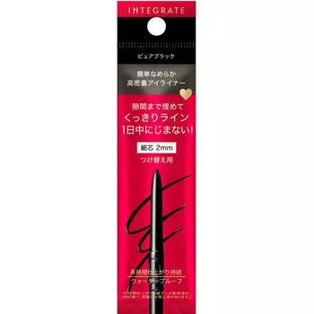 Shiseido INTEGRATE Snipe Gel Liner S (картридж) 0,13 г Макияж для глаз Подводка для глаз How to use - Используйте этот продукт с гелевой подводкой Integrate Snipe Gel Liner. (продал