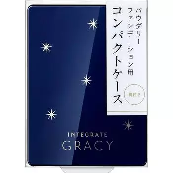 Shiseido Интегрированный компактный футляр Gracie для пудровой основы 11 г Skin Makeup Integrated Gracie При установке внутренней чаши вставляйте ее по диагонали