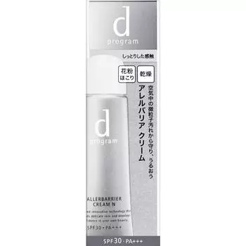 Shiseido International d program Alleru Barrier Cream N 35 г Кремы Нанесите небольшое количество средства на кончики пальцев в конце утреннего ухода.