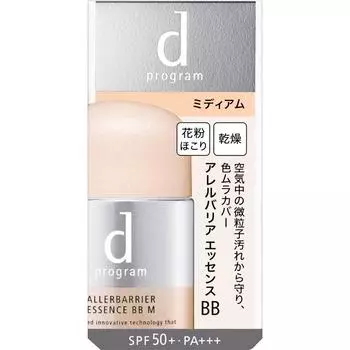 Shiseido International d program Alleru Barrier Essence BB N Medium 30 мл Основа под макияж. Перед использованием хорошо встряхнуть.. Нанесите небольшое количество на ладонь