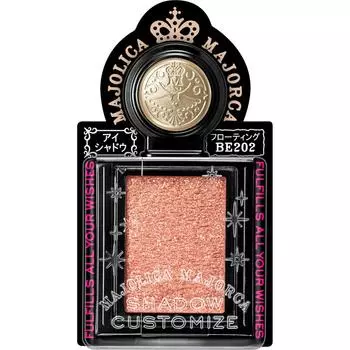 Shiseido Majolica Majorca Majorca Shadow Customize (плавучий) BE202 1 г макияжа для глаз тени для век Откройте его. Макияж глаз Цвет глаз и форма глаз