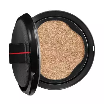 SHISEIDO Makeup Synchro Skin Glow Cushion Compact Ocher 20 Golden 3 13g SPF23 Тональная основа Жидкая форма Блеск Увлажнение Прозрачность портативный Shiseido