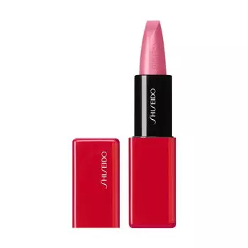 SHISEIDO Makeup Techno Satin Gel Lipstick 407 Pulsar Pink Gloss Stick Type High Color Moisturizing Shiseido Official Store 3.3g Lipstick/Lip