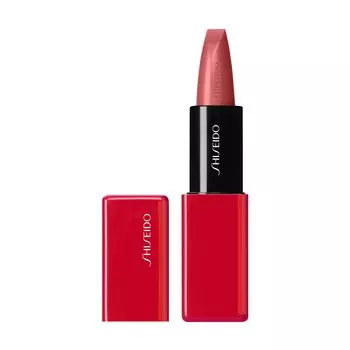 SHISEIDO Makeup Techno Satin Gel Lipstick 408 Voltage Rose Gloss Stick Type High Color Moisturizing Shiseido Official Store 3.3g Lipstick/Gub