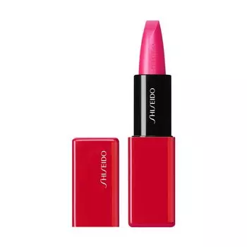 SHISEIDO Makeup Techno Satin Gel Lipstick 421 Live Wire Gloss Stick Type High Color Moisturizing Shiseido Official Store 3.3g Lipstick/Gub