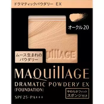 Shiseido Макияж (узнать больше) MAQuillAGE Dramatic Powdery EX Ochre 20 9,3 г тональная основа (порошок) Использовать после подготовки кожи лосьоном, молочком.