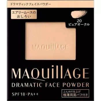 Shiseido Макияж (узнать больше) Пудра MAQuillAGE Dramatic Face Powder 20 Ointment Используйте после подготовки кожи с помощью лосьона, молочка и основы под макияж.. Нас