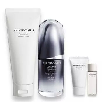 Shiseido Men Ultimune 30 мл очищающий лосьон для лица мини-размера умывание лица мини-размера + + +