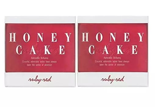 Shiseido набор из 2 предметов Honecake 100 г (Рубиново-красный)