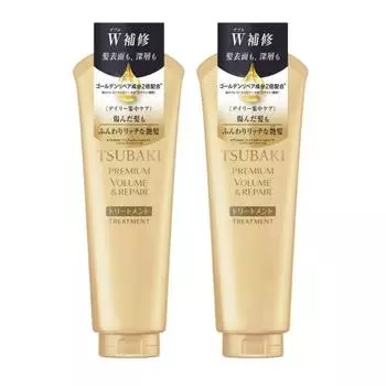 Shiseido [Оптовая закупка] TSUBAKI Premium Repair Treatment Damage Repair 180 г x 2 шт. набор