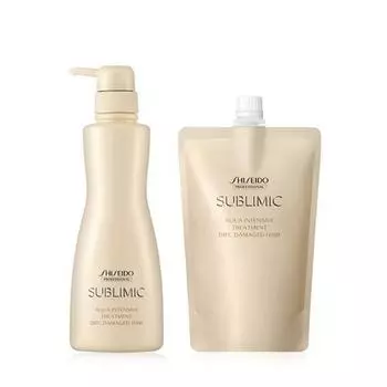 SHISEIDO PROFESSIONAL Subrimic Aqua Intensive Treatment (main product 500g/refill 450g, choose 1) Treatment refill (dry damage) 450g refill