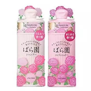 Shiseido Rose Garden Rose Shampoo & Conditioner RX 300mL [Parallel Import]