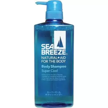 Shiseido Sea Breeze Super Cool Body Shampoo 600 мл x набор из 9 предметов (4901872866120)