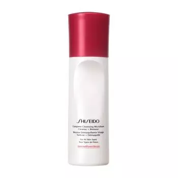 SHISEIDO Skin Care Complete Cleansing Micro Foam 180 мл Пенка для умывания лица Свежий зеленый цветочный аромат Текстура Shiseido Official store wash/shine