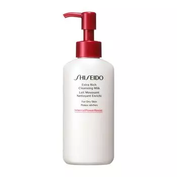 SHISEIDO Skin Care Extra Rich Cleansing Milk 125 мл Тип лица Освежающий зеленый цветочный аромат Защищает текстуру и увлажняет Shiseido [Официальный]