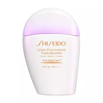 SHISEIDO Suncare Urban Triple Beauty Солнцезащитная эмульсия 30 мл Солнцезащитный крем с УФ-фильтром, увлажняющий Shiseido Official store SPF50+ PA++++ /
