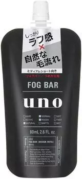 Shiseido Uno Спрей для укладки волос Сильная фиксация 80 мл (Пополнение) [Набор 3]