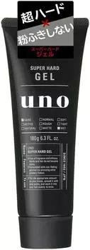 Shiseido uno Uno Super Hard Gel x 6 шт. Гель для укладки волос [Распродажа набора] (180г)