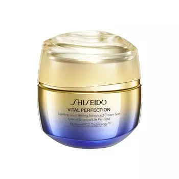 SHISEIDO Vital Perfection Advanced Cream Soft 50g Крем Кремовый цветочный аромат Упругость Осветление Сухость Мелкие морщины Официальный магазин Shiseido
