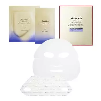 SHISEIDO Vital Perfection L Define Radiance Face Mask 6 Set Тип листов Цветочный аромат Упругость Осветление Сухость Мелкие морщины Официальный магазин Shiseido
