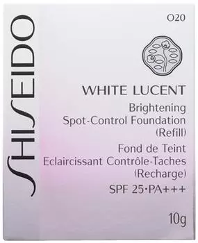 SHISEIDO White Lucent Brightening Spot Control Foundation Ocher 10 O20 10 г SPF25 Тональная пудра Brightening Stain Cover Unaligned Color Cover Shiseido