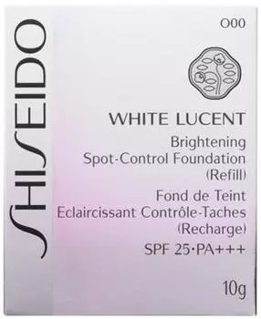 SHISEIDO White Lucent Brightening Spot Control Foundation Ocher 00 O00 10 г SPF25 Тональная пудра Brightening Stain Cover Uneven Color Cover Shiseido
