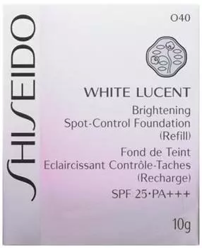 SHISEIDO White Lucent Brightening Spot Control Foundation Ocher 20 O40 10 г SPF25 Тональная пудра Brightening Stain Cover Unaligned Color Cover Shiseido
