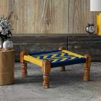 Шишам Деревянный Пидда Деревянный Табурет Маленький Чарпай Чоуки Пидда Мудда