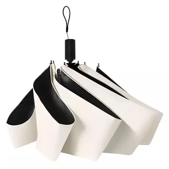 Shishibella Ultra UV Protection Полностью легкий тепловой автоматический складной УФ-вода для солнечной и дождливой погоды Удобный для одного касания зонтик,