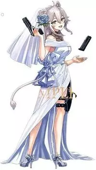 Shishiro Botan Acrylic Stand Wedding Dress Hololive Event Goods