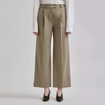 Широкие брюки Shismiss Button Tap Swwsln41140 beige/55