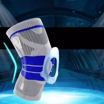 Shiwei Силиконовые пружинные наколенники, дышащие нейлоновые эластичные защитные наколенники для улицы.