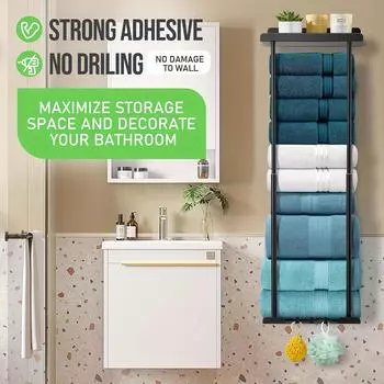Шкаф для хранения банных полотенец может хранить большие полотенца, маленькие полотенца и полотенца для рук. Стойка для хранения банных полотенец