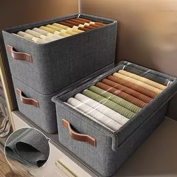 Шкаф для хранения одеял Стальная полка Ящик для хранения брюк Органайзер Ящик для одежды для дома и общежития Хранение одежды