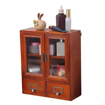 Шкаф для хранения, органайзер для стола, шкаф для ключей, держатель для дома, аксессуары в стиле ретро, деревянная витрина