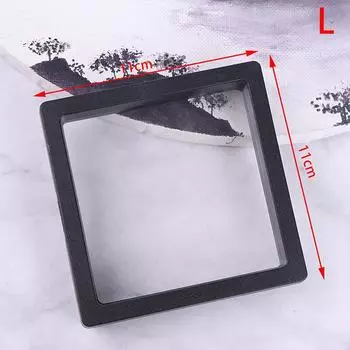 Шкаф для хранения ювелирных изделий витрины ювелирных изделий тонкой пленки Pe прозрачный S:7*7cm чёрный